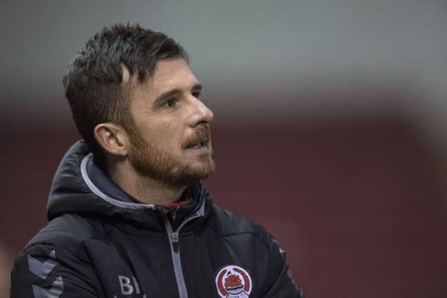 Barry Ferguson on the touchline during his spell as Clyde boss. Picture: SNS Group