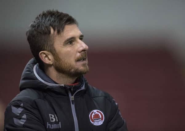 Barry Ferguson on the touchline during his spell as Clyde boss. Picture: SNS Group