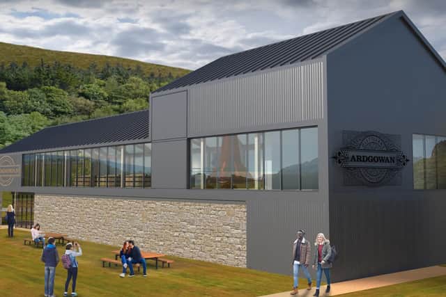 The new distillery will sit alongside the visitor centre.