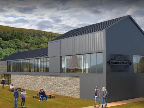 The new distillery will sit alongside the visitor centre.