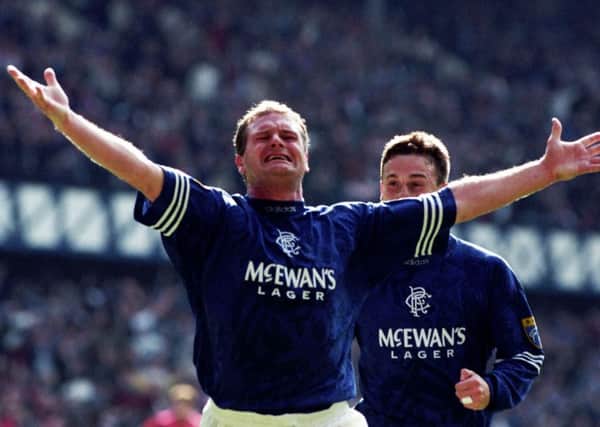 Paul Gascoigne starred for Rangers in the mid-90s. Picture: SNS