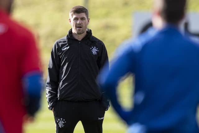 Steven Gerrard is pondering a move for a seemingly out-of-favour English Premier League midfielder. Picture: SNS Group