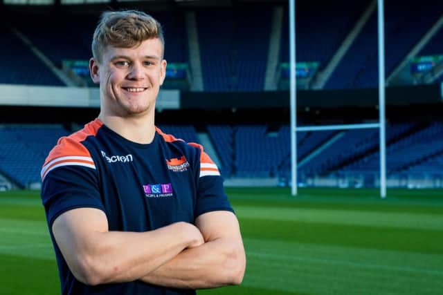 Edinburgh winger Darcy Graham at Murrayfield, where Edinburgh will face Toulon in the Champions Cup this weekend. Picture: Ross Parker/SNS/SRU