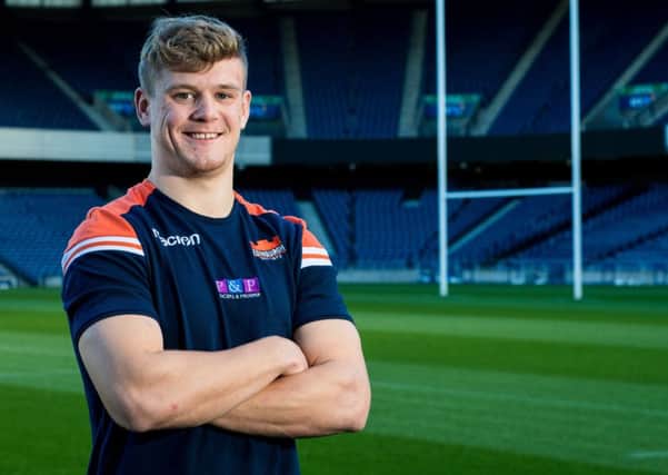 Edinburgh winger Darcy Graham at Murrayfield, where Edinburgh will face Toulon in the Champions Cup this weekend. Picture: Ross Parker/SNS/SRU