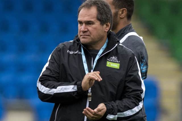 Glasgow Warriors head coach Dave Rennie was less than impressed by Saracens' indiscipline. Pic: Alan Harvey SRU/SNS
