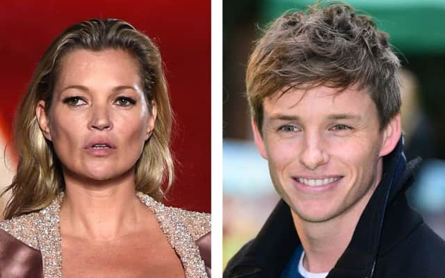 Kate Moss and Eddie Redmayne are among a number of celebrities who have given personal items to be sold at a charity auction Aberdeen. Photo: PA/PA Wire