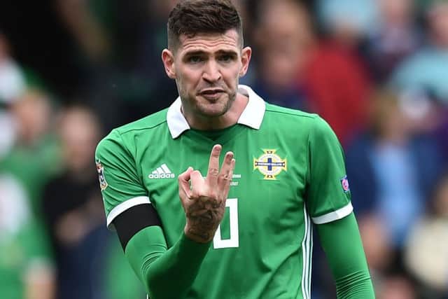 Kyle Lafferty in action for Northern Ireland. Picture: Getty Images