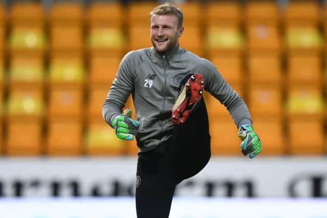 Celtic's Scott Bain appeared to mock Neil McCann over his Dundee sacking on social media. Picture: SNS/Craig Foy