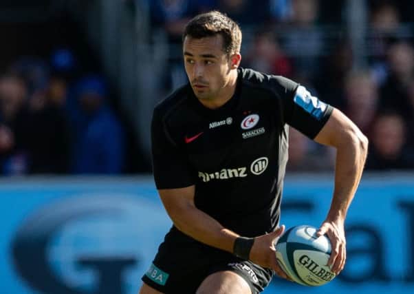Saracens centre Alex Lozowski has been banned for two weeks for entering a ruck dangerously. Picture: PA