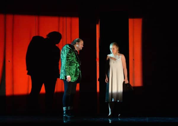 Aris Argiriss first night as Rigoletto was ruined by a cold, but Lina Johnson portrayed the tragic Gilda with real stature