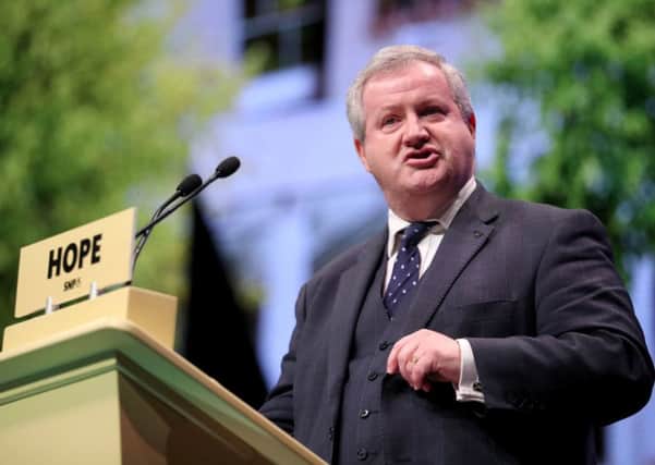 SNP Westminster leader Ian Blackford. Picture; PA