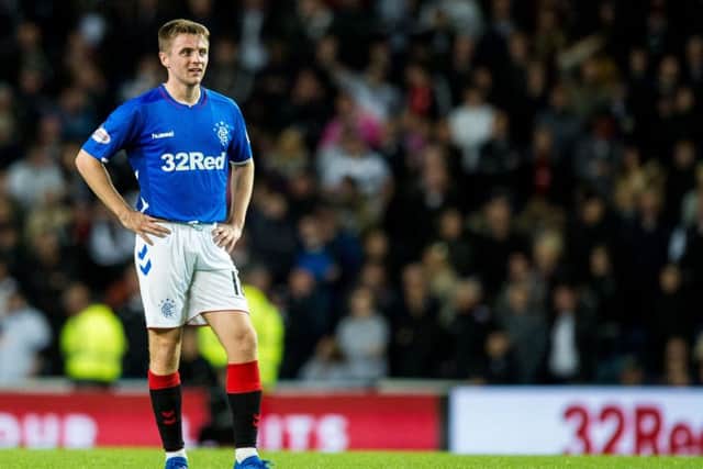 Jordan Rossiter has made just 12 appearances for Rangers since joining in the summer of 2016. Picture: SNS Group