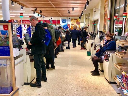Supermarket customers may no longer need a member of staff to approve the purchase of cigarettes or alcohol at self-service checkout machines (Photo: Shutterstock)