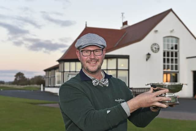 Johan Moberg of Sweden won the World Hickory Open Championship with a winning score of 144. Pic: Neil Hanna