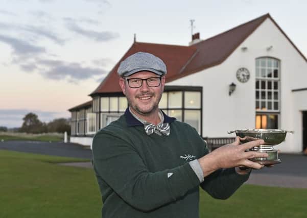 Johan Moberg of Sweden won the World Hickory Open Championship with a winning score of 144. Pic: Neil Hanna
