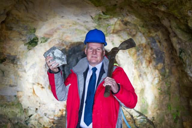 Richard Gray,
chief executive of Scotgold Resources, which has secured six-figure funding to develop a Scottish gold mine. Picture: John Devlin