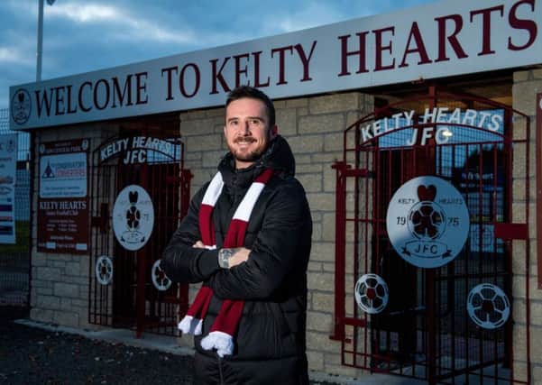 Barry Ferguson is unveiled as the new manager of Kelty Hearts. Pic: Ross Parker/SNS