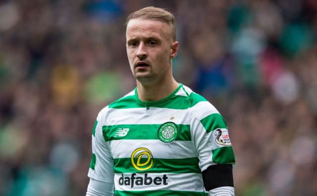 Leigh Griffiths is a doubt for the visit of Hibs. Picture: SNS Group