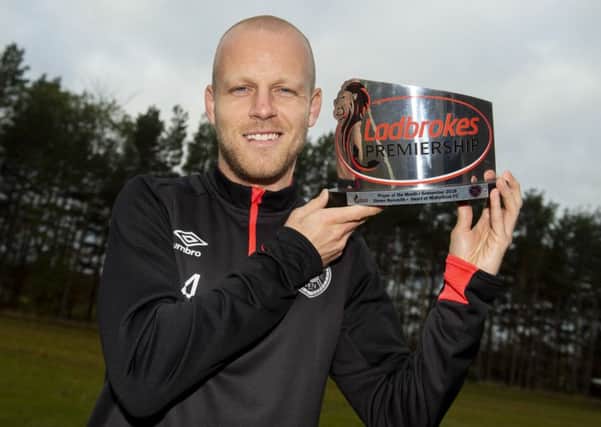 Steven Naismith has had a fine start to the season and was voted player of the month for September. Picture: SNS