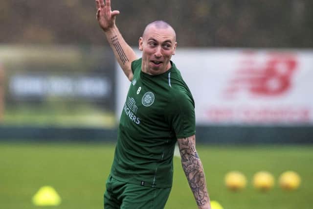 Celtic captain Scott Brown at training. Picture: Alan Harvey/SNS