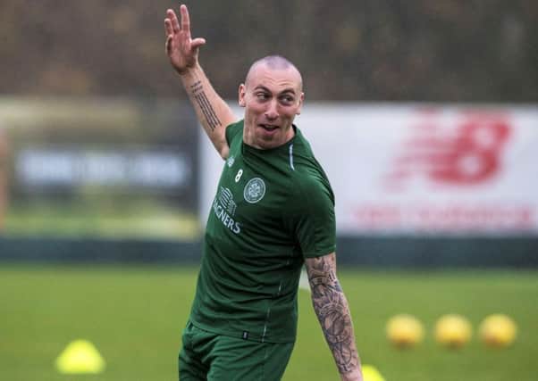 Celtic captain Scott Brown at training. Picture: Alan Harvey/SNS