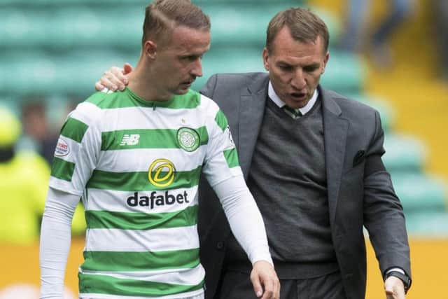Brendan Rodgers told Leigh Griffiths to phone Alex McLeish. Picture: SNS