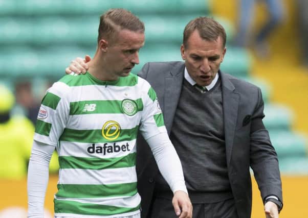 Brendan Rodgers told Leigh Griffiths to phone Alex McLeish. Picture: SNS