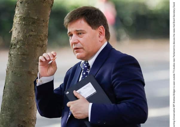 Andrew Bridgen should feel ashamed of himself for spouting such nonsense. Picture: Peter MacDiarmid/Rex/Shutterstock