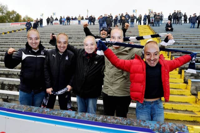 Falkirk fans will back Ray McKinnon's side at the most southern league trip of the season. Picture Michael Gillen.