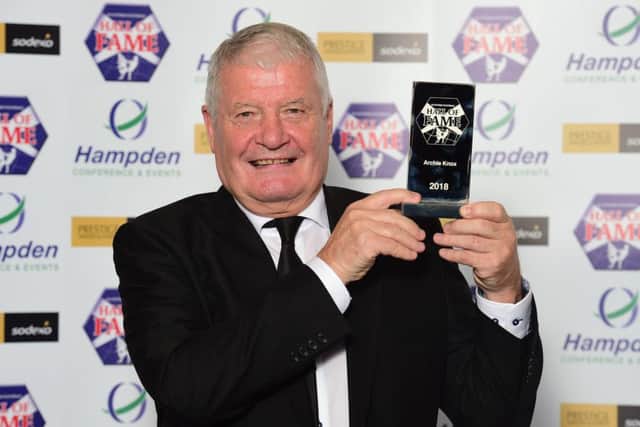 Archie Knox, who was inducted to the Scottish Football Hall of Fame on Sunday, believes Steven Gerrard can take Rangers far in Europe. Pic: Alan Harvey/SNS