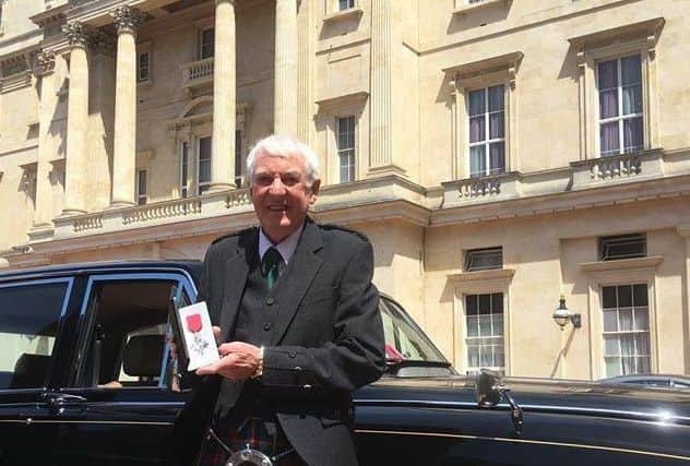 James McIntosh receives his MBE