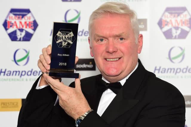 Roy Aitken after his induction to the Scottish Football Hall of Fame.
Picture; Alan Harvey/SNS