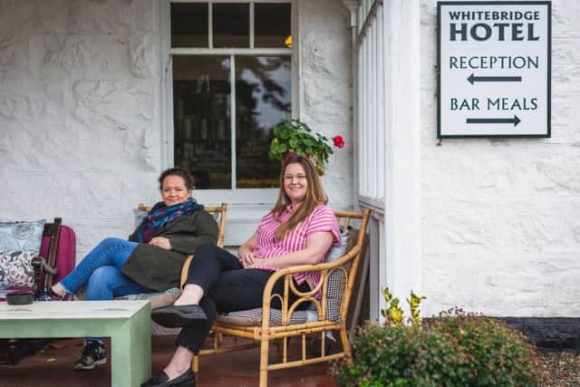 Lesley Renton and Isabella Kilgannon secured a £342,000 commercial mortgage for the Whitebridge Hotel. Picture: Pocket Fox Photography