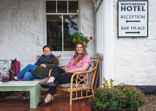 Lesley Renton and Isabella Kilgannon secured a Â£342,000 commercial mortgage for the Whitebridge Hotel. Picture: Pocket Fox Photography