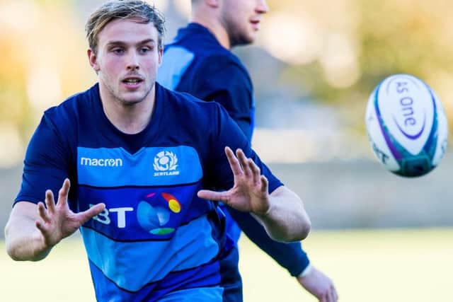 Scotland's Jonny Gray trains at St Andrews. Picture: Ross Parker/SNS/SRU