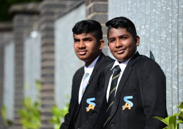 Teenage brothers Soma and Areeb Ameed are facing deportation with their family. Picture: John Devlin