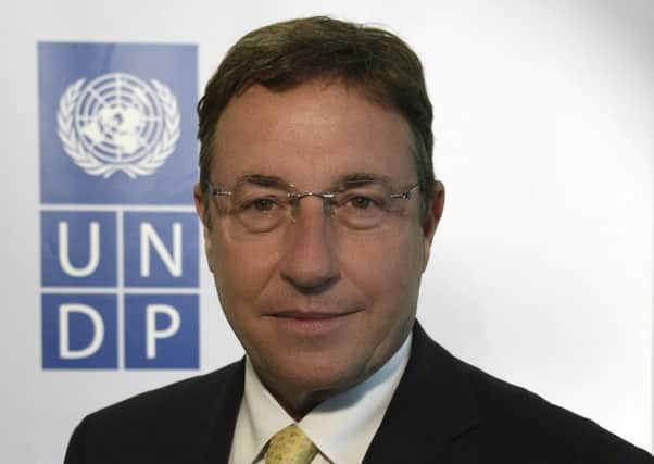 Achim Steiner said: 'Our goal is to explore and test new ways of channeling finance to focus on inclusive, nature-based SMEs'. Picture: UNDP / Andrew Hein