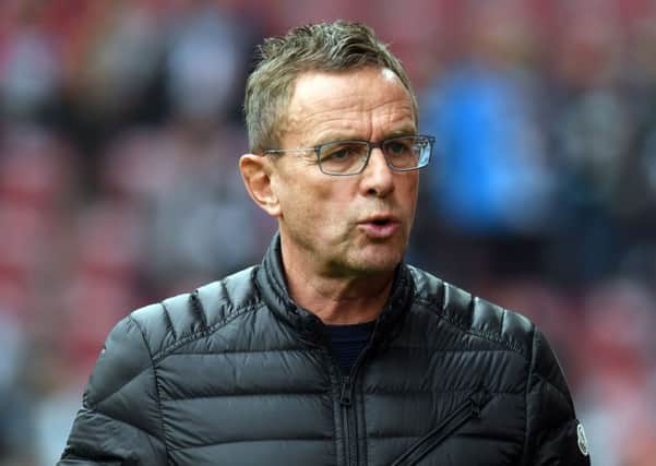 Leipzig's head coach Ralf Rangnick. Picture: Christof Stache/AFP/Getty Images