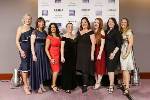 The board of Scotland Women in Technology at the awards. Picture: Sandi Knudsen.