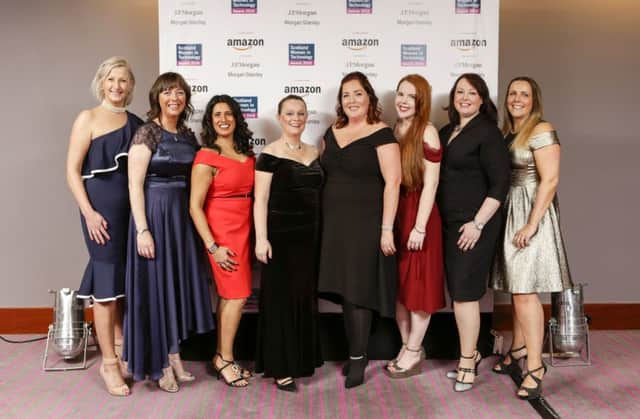The board of Scotland Women in Technology at the awards. Picture: Sandi Knudsen.