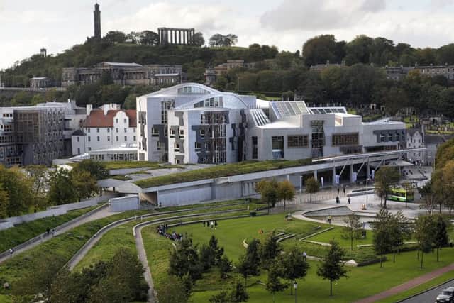 Scottish Parliament building. Picture: TSPL