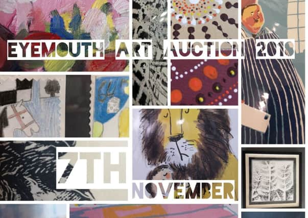 Eyemouth Art Auction collage.