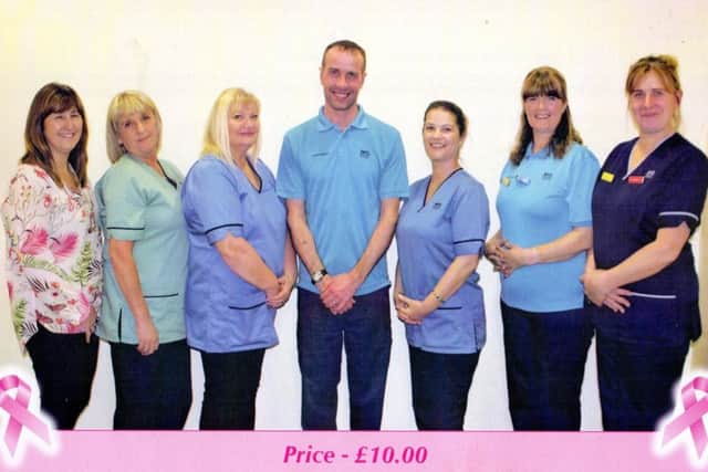 Staff at Victoria Hospital in Rothesay have had their photo taken for a charity calendar.