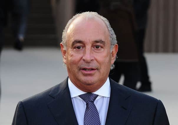 Topshop owner Sir Philip Green has been named in Parliament as the businessman behind the Telegraph injunction. Picture: PA