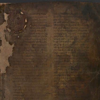 The Glenmasan Manuscript, which was written around 1500, includes the story of Deirdre and the sons of Uisneach with the version depicting  the close links between Ireland and Argyllshire at the time. PIC: NLS.