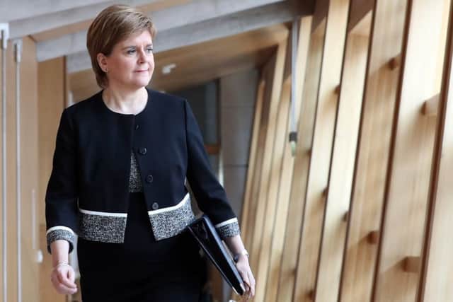 First Minister Nicola Sturgeon. Picture: PA