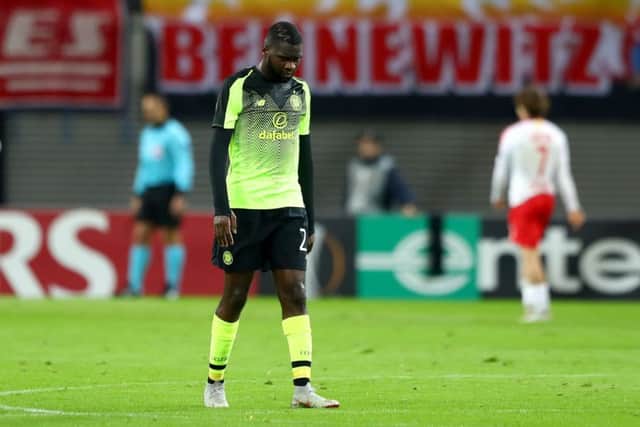 It was another frustrating night for Odsonne Edouard and Celtic in Europe. Picture: Getty