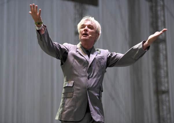 David Byrne brought his euphoric American Utopia show. Picture: Frazer Harrison/Getty Images