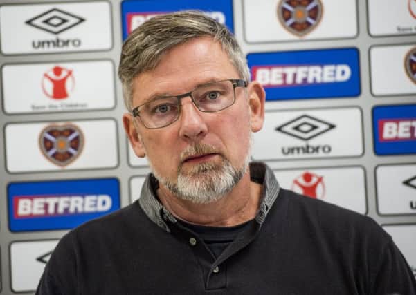 Hearts manager Craig Levein. Picture: Gary Hutchison/SNS