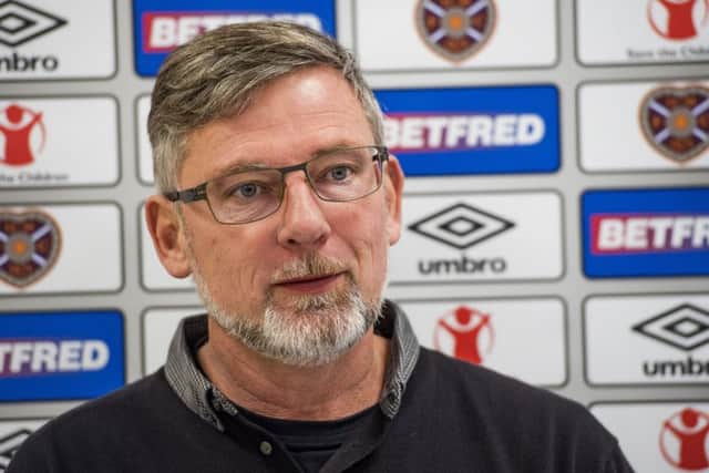 Hearts manager Craig Levein talks to the media ahead of his side's Betfred Cup semi-final against Celtic. Picture: Gary Hutchison/SNS